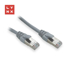 LYNX UTP CAT5E Összekötő Szürke 30cm LX-FTP5E-0030-GREY kábel és adapter