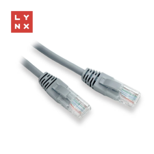 LYNX UTP CAT5E Összekötő Szürke 5m LX-UTP5E-050-GREY kábel és adapter