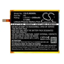  M2 Telefon akkumulátor 2400 mAh mobiltelefon akkumulátor