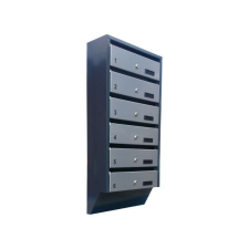 M39 N moduláris postaláda dőlt, 3db RAL 9006 / Szürke postaláda