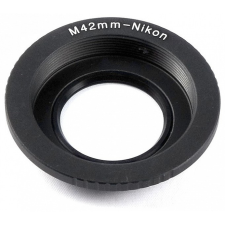  M42-Nikon bajonett átalakító gyűrű (üveggel) konverter adapter