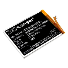  M6. Telefon akkumulátor 3600 mAh mobiltelefon akkumulátor