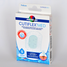 M-A MASTER-AID Cutiflex Med Strip Vízhatlan Sebtapasz 5x7cm 5 db (úszáshoz) gyógyászati segédeszköz