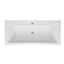 M-acryl Sabina fehér színű egyenes akril kád 160x75 kádlábbal és peremrögzítővel kád, zuhanykabin