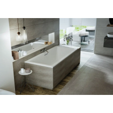 M-acryl Sabina Pro egyenes akril kád +kádláb 160x75 kád, zuhanykabin