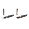 M and M Productions Kft. Modular Set - Digital Pasts Analog Futures 1/B. - Silver fountain toll & Rose Gold rollerball / Set Fountain toll + Roller Ball / Fountain toll M - Rollerball 0,7