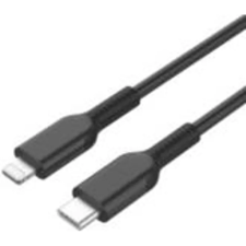 M-CAB 7070156 USB-C/Lightning apa - USB-C/Lightning apa 2.0 Adat és töltő kábel - Fekete (1m) (7070156) kábel és adapter