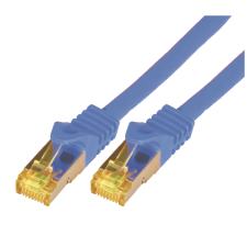 M-CAB S/FTP CAT7 kábel 0.25m Kék (3724) kábel és adapter