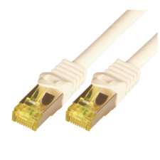 M-CAB S/FTP CAT7 kábel 0.5m Fehér (3735) kábel és adapter