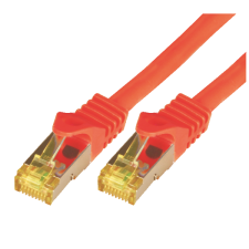 M-CAB S/FTP CAT7 kábel 1m Piros (3740) kábel és adapter