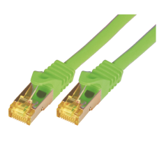 M-CAB S/FTP CAT7 kábel 1m Zöld kábel és adapter
