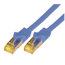 M-CAB S/FTP CAT7 kábel 5m Kék kábel és adapter