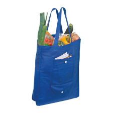 M-Collection Összehajtható nem szőtt bevásárló táska, kék kézitáska és bőrönd