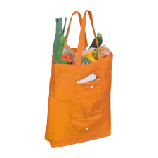 M-Collection Összehajtható nem szőtt bevásárló táska, narancs kézitáska és bőrönd