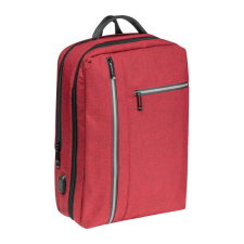 M-Collection vízálló laptop hátizsák, Bordó számítógéptáska