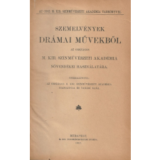 M. Kir. Tudományegyetem Szemelvények drámai művekből antikvárium - használt könyv