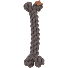 M-Pets COTO csont, pamut kötél, szürke, 30 cm játék kutyáknak