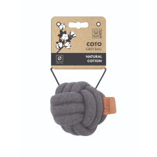 M-Pets COTO Pamutlabda szürke 9,5 cm játék kutyáknak
