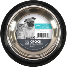 M-Pets CROCK Miska nerezová s gumou M 0,61 l kutyatál