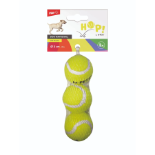 M-Pets HOP teniszlabda, sárga 3 darab, 5 cm játék kutyáknak