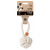 M-Pets M-PETS kötéljáték füles labda 8cm fehér