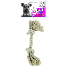 M-Pets rágókötél, pamutcsomókkal, 20 cm játék kutyáknak