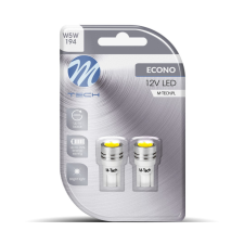 M-Tech , Led dióda, T10, W5W, Fehér, 2db autóalkatrész