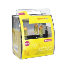 M-Tech Powertec Retro H7 12V DUO sárga izzó (72PTZRT7-DUO) (72PTZRT7-DUO) autóalkatrész