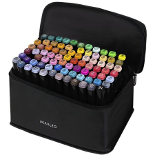 Maaleo 14185 Sada oboustranných fixů 80 ks filctoll, marker