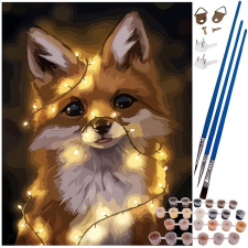 Maaleo 22782 Számfestő - Róka, 40×50 cm kreatív és készségfejlesztő