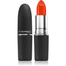 MAC Cosmetics Powder Kiss Lipstick mattító rúzs árnyalat Style Shocked! 3 g rúzs, szájfény