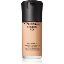 MAC Cosmetics Studio Fix Fluid SPF 15 24HR Matte Foundation + Oil Control mattító alapozó SPF 15 árnyalat N4.75 30 ml smink alapozó