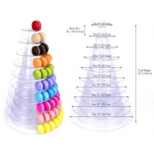  Macaron torony 10 szintes sütés és főzés