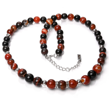  Macho – Ónix achát exkluzív ásvány nyaklánc dobozban nyaklánc