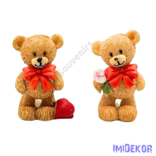  Maci álló figura 4,5 cm dekorációs kellék