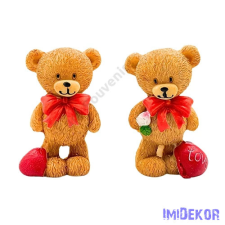 Maci álló figura 7 cm dekorációs kellék