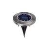Maclean MCE318 LED Solar Pathway Lights with Ground Spike 12 LED SMD Neutral White 4000K 0.7 W Solar Lamp for Outdoor Path Light Garden Lights IP44