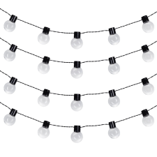 Maclean MCE424 2in1 Napelemes Kültéri LED fényfüzér 7m - Meleg fehér kültéri izzósor