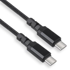 Maclean MCE492 USB-C apa - USB-C apa 3.2 Adat és töltő kábel - Fekete (2m) kábel és adapter