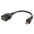 Maclean MCTV-696 USB 2.0 micro-B OTG kábel 0.15m - Fekete (MCTV-696)