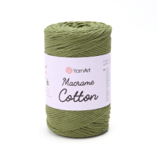  MACRAME COTTON zsinór fonal, 2,5mm - Keki zöld - 787 rövidáru