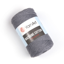  MACRAME COTTON zsinór fonal, 2,5mm - Szürke - 774 rövidáru