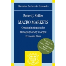  Macro Markets – Robert J. Shiller idegen nyelvű könyv