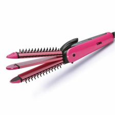  Macvi® 3 funkciós hajvasaló, kerámia, rózsaszín hajvasaló