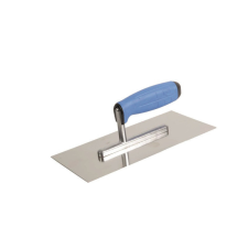 MAD-506 glettelőkanál rozsdamentes, SOFT gumi nyél, 13×27cm kőműves és burkoló szerszám