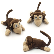 Mad Monkey Chuckle Buddie interaktív majom plüss játék - Barna elektronikus játék