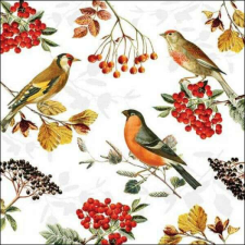 Madaras szalvéta - 25x25 cm - Autumn Birds papírárú, csomagoló és tárolóeszköz