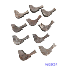  Madárka nyírfa kicsi 10db/csomag dekorációs kellék