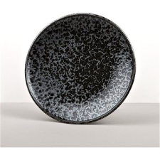 MADE IN JAPAN Black Pearl Lapostányér 25 cm tányér és evőeszköz