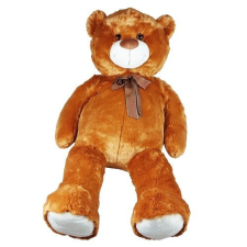 Madej Mascot Plush Teddy Bear with a bow 100 cm brown plüssfigura